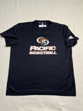 Adidas NCAA UOP University Of Pacific Basketball Team Issue T Shirt Mens XL